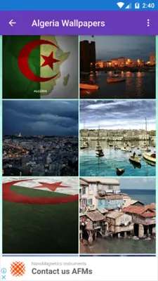 Algeria Flag Wallpaper Flags android App screenshot 1