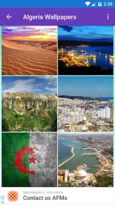 Algeria Flag Wallpaper Flags android App screenshot 2